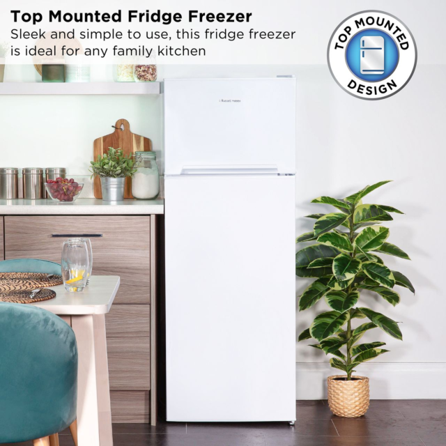Russell Hobbs RH144TMFF54 Compact 145cm High 80/20 Fridge Freezer - White 