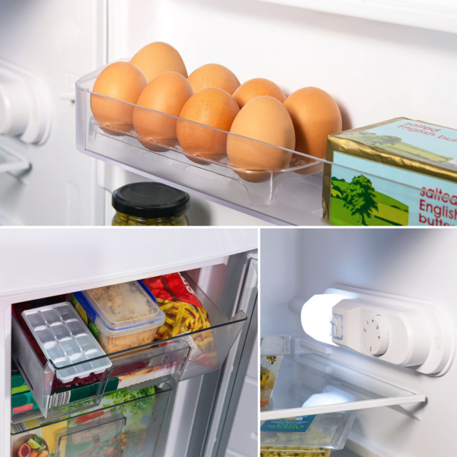 Russell Hobbs RH50FF145 Compact 145cm High 60/40 Fridge Freezer - White 