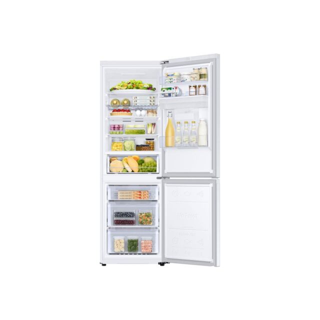 Samsung Series 4 RB34C652DWW Wifi Connected 60/40 No Frost Fridge Freezer - White 