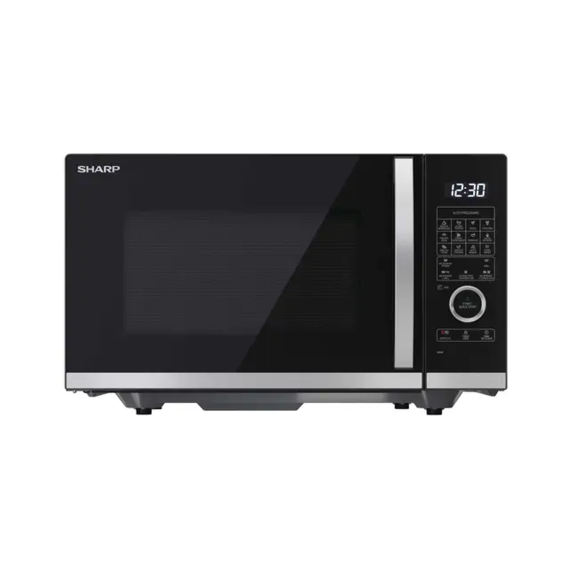 Sharp SP2542 25L 900W Combination Flatbed Microwave Oven With Grill - Black
