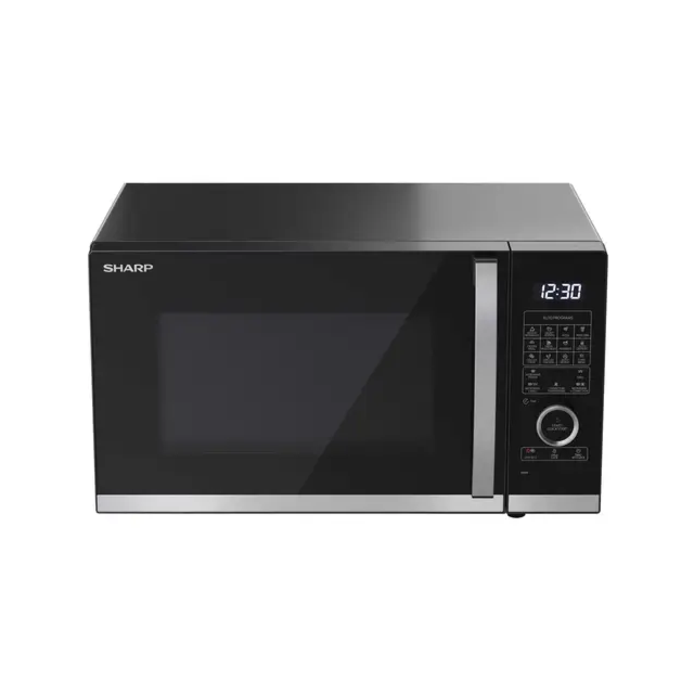 Sharp SP2542 25L 900W Combination Flatbed Microwave Oven With Grill - Black