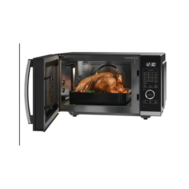 Sharp SP2542 25L 900W Combination Flatbed Microwave Oven With Grill - Black