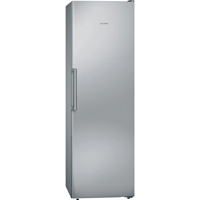 Siemens GS36NVIEV Iq300 Freestanding Upright Freezer Frost Free - Stainless Steel - E Rated - Extend