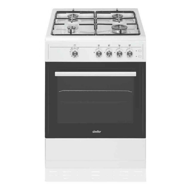 Simfer SIM61GW Single Cavity Gas Cooker