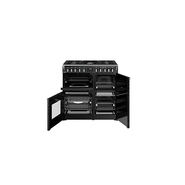 Stoves 444412003 RICHMOND DELUXE 90DF AGR - 90Cm Dual Fuel Range Cooker With Gas Hob - Anthracite Grey