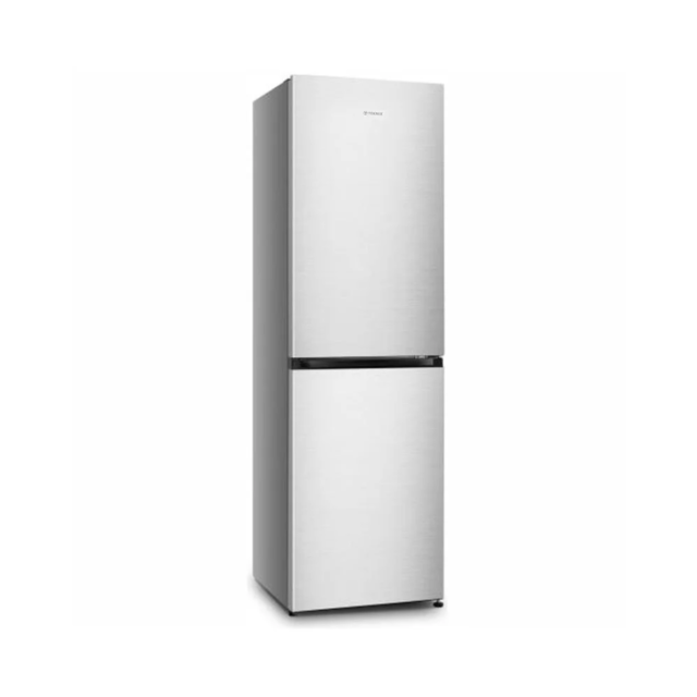 Teknix FFPH1825PX/E 256L Fridge Freezer, Total No Frost, Brushed Steel