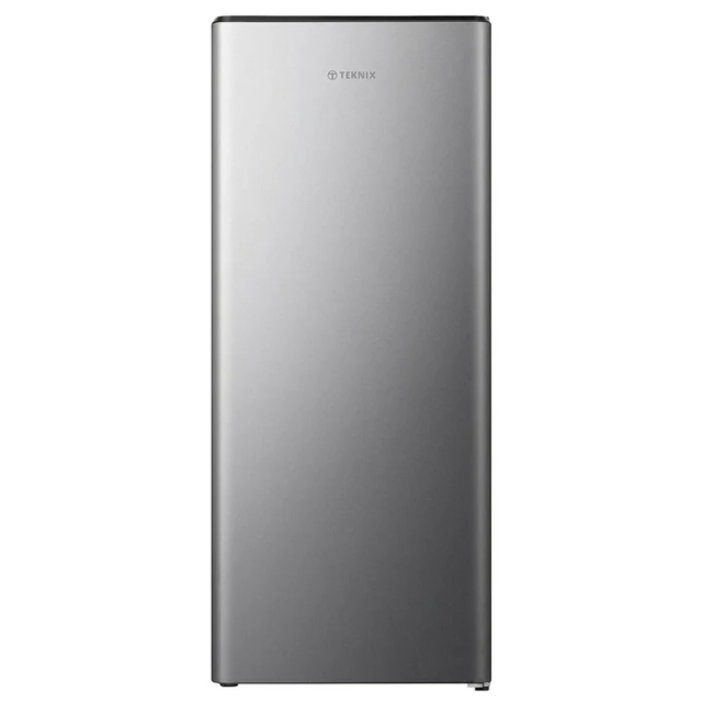 Teknix T2R128S Tall Retro Fridge With Ice Box In Silver 1265 X 515
