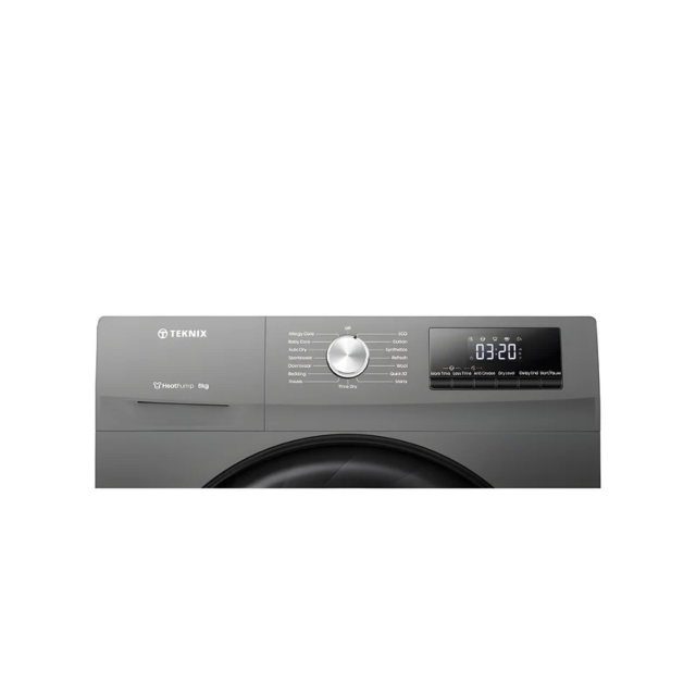 Teknix TKHP8HS 8Kg Heat Pump Dryer In Titanium