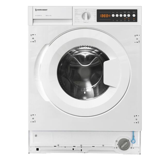 White Knight ATBIWM814W 8Kg 1400Rpm Integrated Washing Machine