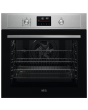 AEG 6000 Series BPX535061M Built In Electric Single Oven and Pyrolytic Cleaning - Stainless Steel 