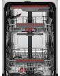 Aeg FFB73527ZM 7000 Glasscare Slimline Dishwasher - Grey With Sliding Door Fixing Kit