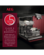 AEG 6000 Series GI6200B1SN Fully Integrated Full Size Dishwasher - White Control Panel with Sliding Door Hinge Kit