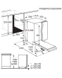 AEG 6000 Series GI6200B2TN Fully Integrated Full Size Dishwasher - White Control Panel with Sliding Door Hinge Kit