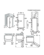 AEG 7000 Series OAG7M281EX Frost Free Upright Freezer - Silver 