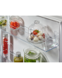 Aeg OSC6L181ES 177cm 70/30 Integrated Fridge Freezer with Sliding Door Hinge - White