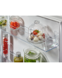 Aeg OSC7N181ES 177cm 70/30 Integrated Frost Free Fridge Freezer with Sliding Door Hinge - White