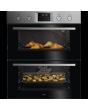 AEG 6000 Series OU5CU40M Built In Electric Double Oven - Stainless Steel