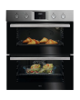 AEG OU5NU20M Built In Electric Double Oven - Stainless Steel