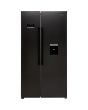 Beko ASD2341VB Harvestfresh™ Non-Plumbed Frost Free American Fridge Freezer - Black Steel