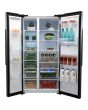 Beko ASD2341VB Harvestfresh™ Non-Plumbed Frost Free American Fridge Freezer - Black Steel
