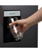 Beko ASD2341VB Harvestfresh™ Non-Plumbed Frost Free American Fridge Freezer - Black Steel
