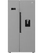 Beko ASD2442VPS Harvestfresh™ Non-Plumbed Frost Free American Fridge Freezer - Stainless Steel Effec