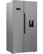 Beko ASD2442VPS Harvestfresh™ Non-Plumbed Frost Free American Fridge Freezer - Stainless Steel Effec