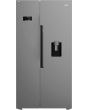 Beko ASD2542VX Harvestfresh™ Non-Plumbed Frost Free American Fridge Freezer - Stainless Steel