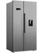 Beko ASD2542VX Harvestfresh™ Non-Plumbed Frost Free American Fridge Freezer - Stainless Steel