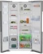 Beko ASD2542VX Harvestfresh™ Non-Plumbed Frost Free American Fridge Freezer - Stainless Steel