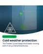 Beko BCFD450 Integrated 50/50 Frost Free Fridge Freezer With Sliding Door Fixing Kit - White