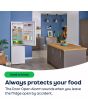 Beko BCFD450 Integrated 50/50 Frost Free Fridge Freezer With Sliding Door Fixing Kit - White