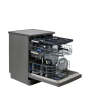Beko BDFN36560WCFG Wifi Connected Standard Dishwasher - Graphite