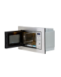 Beko BMOB17131X Beko Bmob17131x 17 Litre 38Cm High, Built In Small Standard Microwave Oven - Stainle