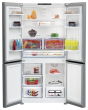 Beko GN446224VPS Frost Free American Fridge Freezer - Stainless Steel Effect 