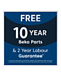 Beko WTIK72121 Beko Wtik72121 Integrated 7Kg Washing Machine With 1200 Rpm - White - A Rated