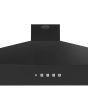 Belling 444411671 FARMHOUSE CHIM 90PYR BLK Chimney Cooker Hood - Black
