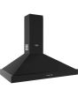 Belling 444411671 FARMHOUSE CHIM 90PYR BLK Chimney Cooker Hood - Black