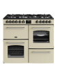 Belling 444411830 FARMHOUSE 100DF CRM 444411830 Farmhouse 100Df 100Cm Dual Fuel Range Cooker - Cream