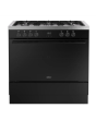 Belling 444412039 RCA VISION SGL 90DF BLK 444412039 90Cm Dual Fuel Range Cooker With Gas Hob