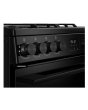 Belling 444412047 FSA VISION 60DF BLK 60Cm Dual Fuel Double Oven In Black