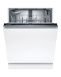 Bosch Series 2 SMV2HTX02G Wifi Connected Fully Integrated Standard Dishwasher - Black Control Panel with Fixed Door Fixing Kit 