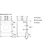 Bosch WKD28260GB Series 4 Integrated 8Kg / 5Kg Washer Dryer with 1400 rpm - White