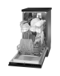 Cda SCD4509 Integrated Slimline Dishwasher - Black Control Panel with Fixed Kit