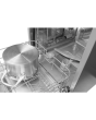 Cda SCD4509 Integrated Slimline Dishwasher - Black Control Panel with Fixed Kit