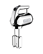 Dualit 89300 Hand Mixer with 3 Accessories