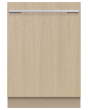 Fisher & Paykel Series 9 DW60UT4HI2 Wifi Connected Fully Integrated Standard Dishwasher - Silver Control Panel 