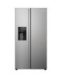 Haier HSR5918DIMP Sbs 90 Series 5 Plumbed Frost Free American Fridge Freezer - Stainless Steel