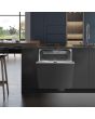 Hisense HV642E90UK Integrated Standard Dishwasher - Stainless Steel Control Panel 