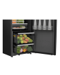Hisense RL5K370GSFC Hisense Kitchenfit Rl5k370gsfc 186Cm High Fridge - Stainless Steel - C Rated